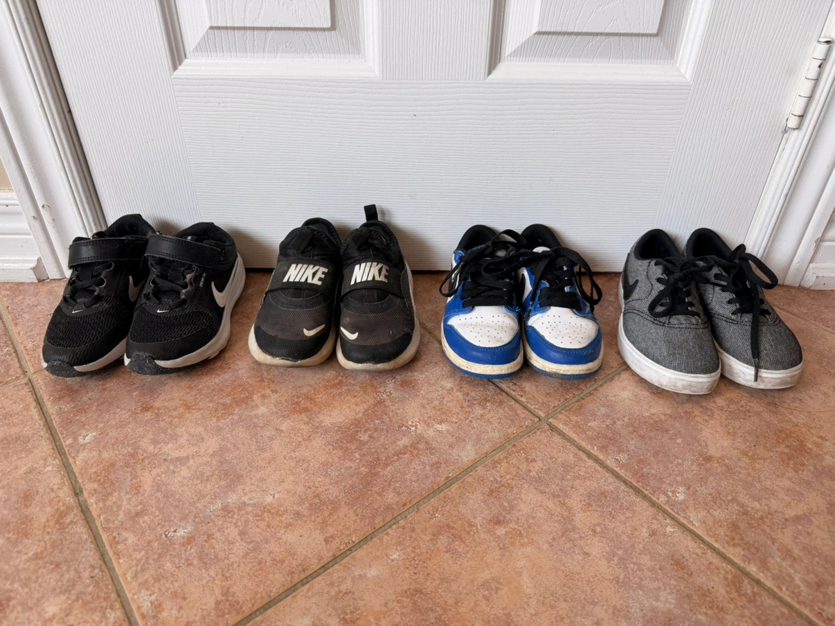 $5 for all!! Bundle of 4 pairs of Kids' Nike Shoes