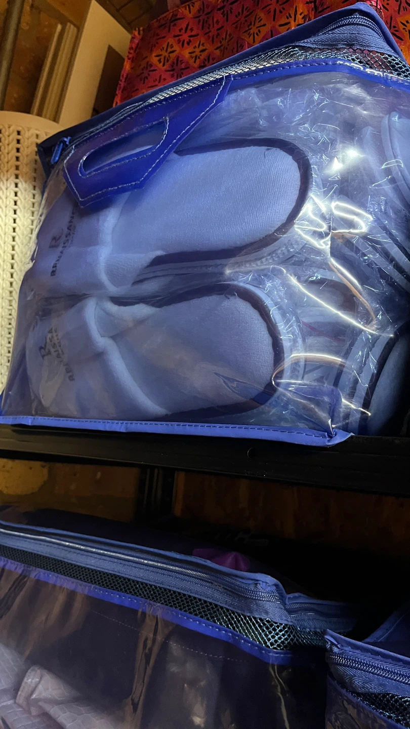Ziplock Tote FULL of HOTEL SLIPPERS