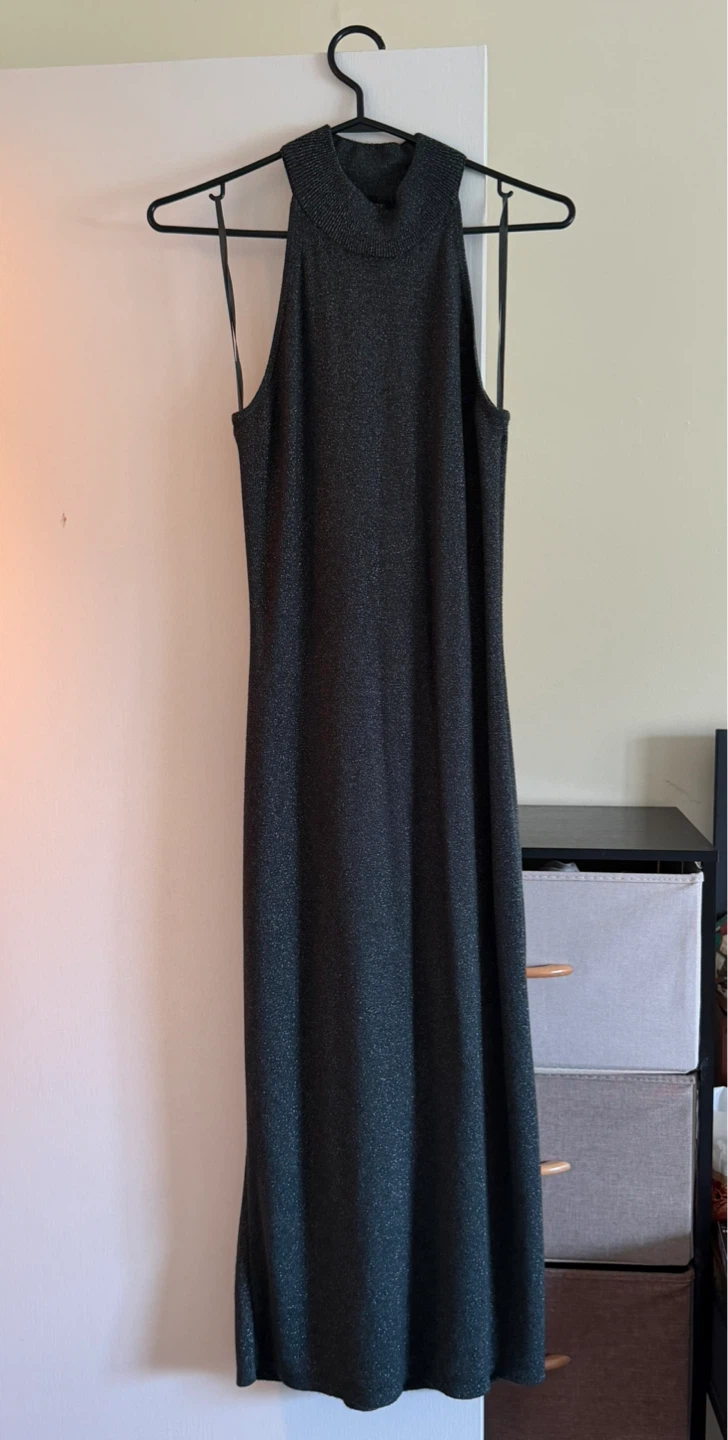 Banana Republic Sparkle Mock Neck Dress - Size S - photo 2