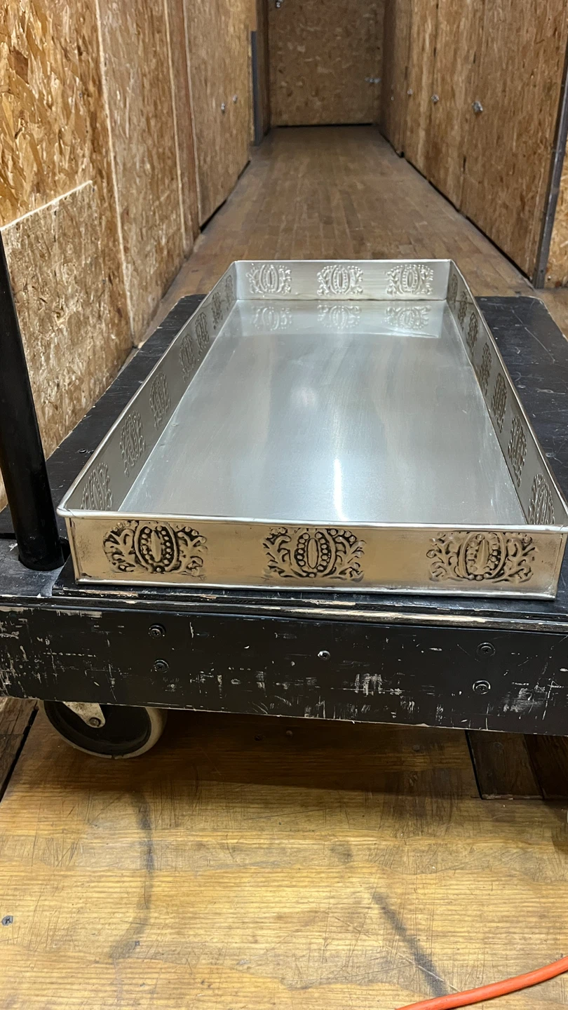 Rectangular Metal BOOT / SHOE TRAY