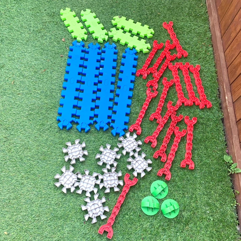 Building Blocks Set Kids Construction Toy Interlocking Pieces