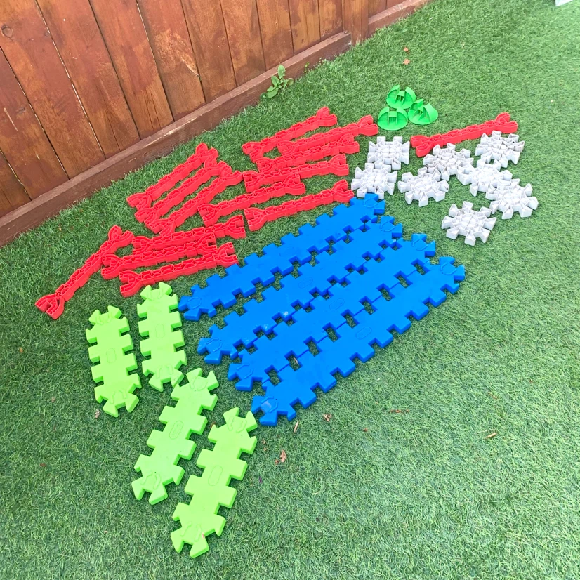 Building Blocks Set Kids Construction Toy Interlocking Pieces - photo 2