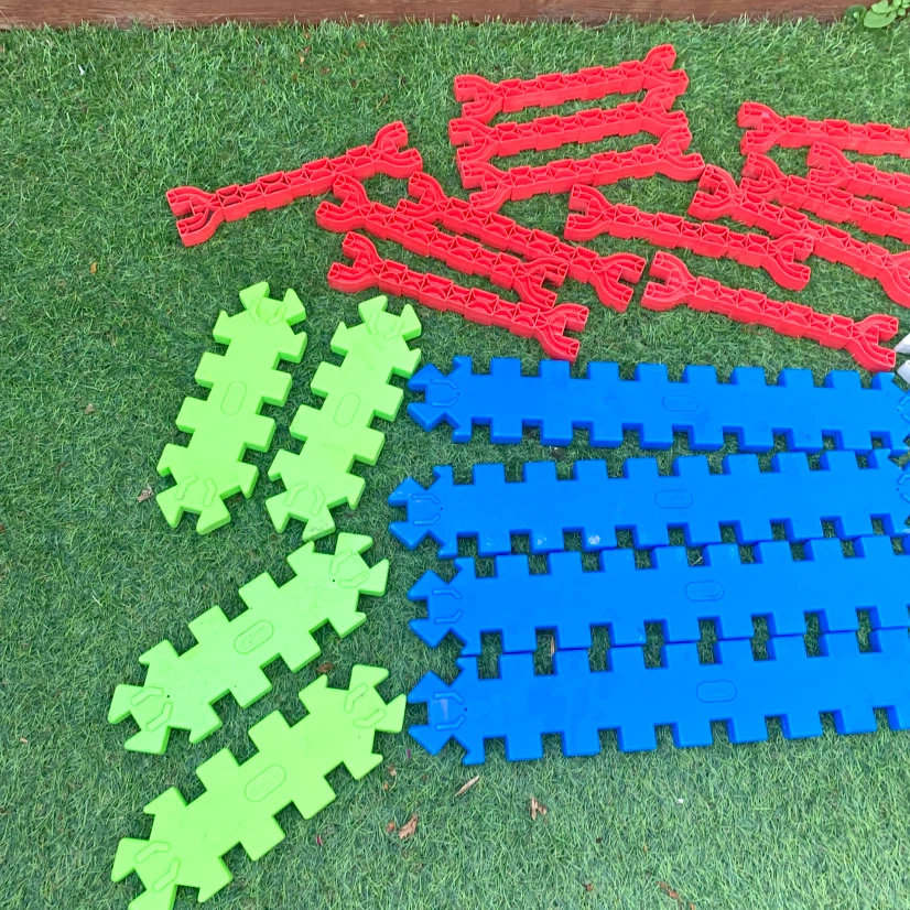 Building Blocks Set Kids Construction Toy Interlocking Pieces - photo 3