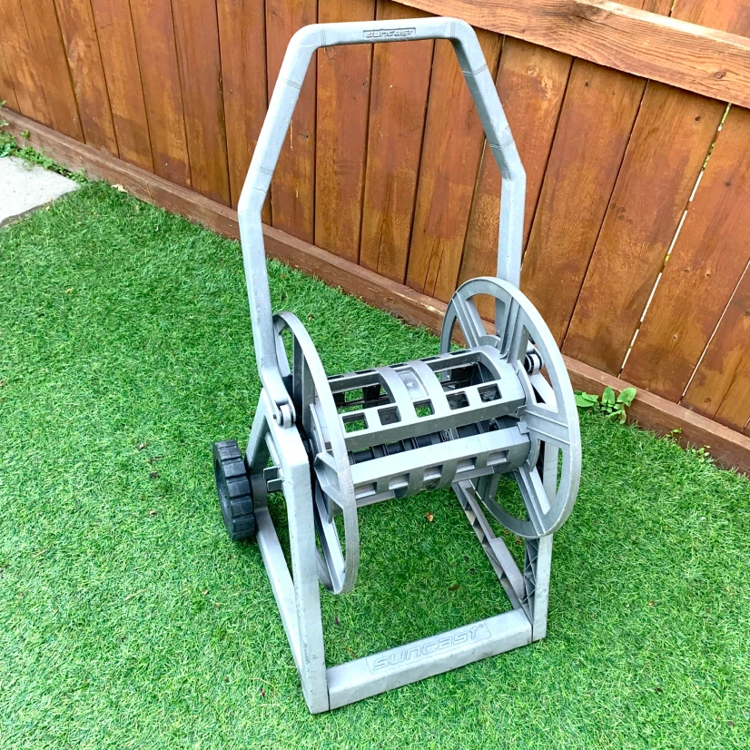 Garden Hose Reel Cart Portable Rolling Hose Garden Storage - photo 2
