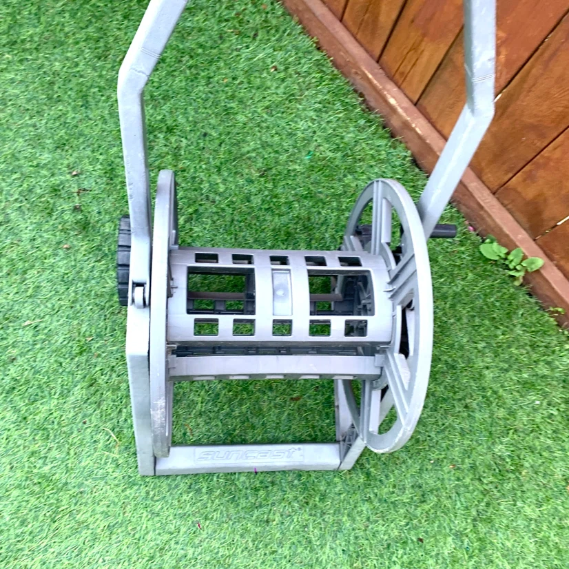 Garden Hose Reel Cart Portable Rolling Hose Garden Storage - photo 3