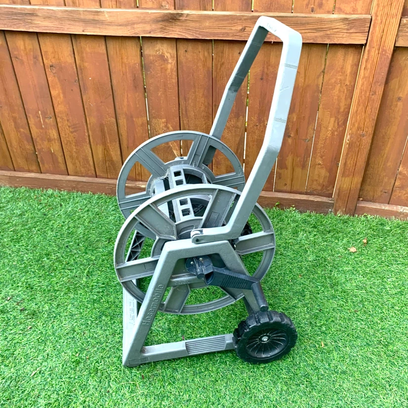 Garden Hose Reel Cart Portable Rolling Hose Garden Storage - photo 4