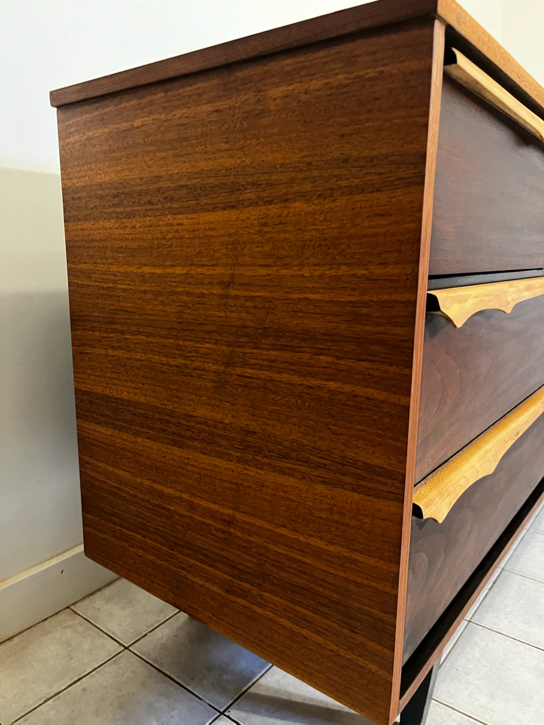 Restored Mid-Century Walnut Dresser - photo 5