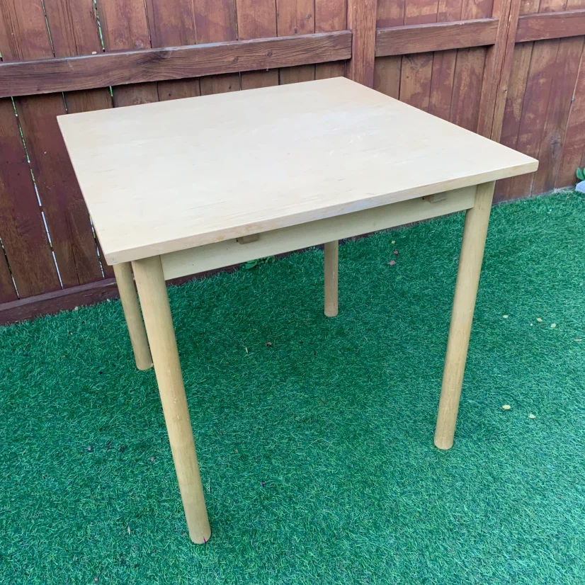 Square Side Table Wood End Table Living Room Furniture