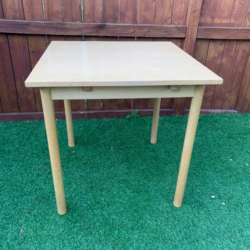 Square Side Table Wood End Table Living Room Furniture - photo 2