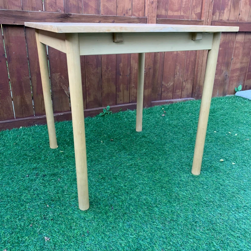 Square Side Table Wood End Table Living Room Furniture - photo 3