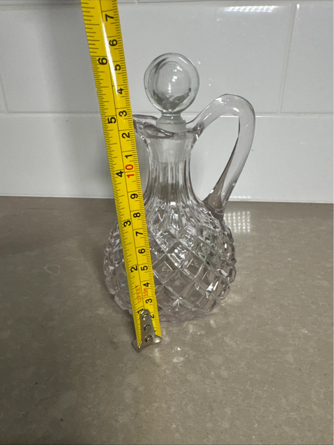 Crystal Glass Decanter with Stopper - photo 5