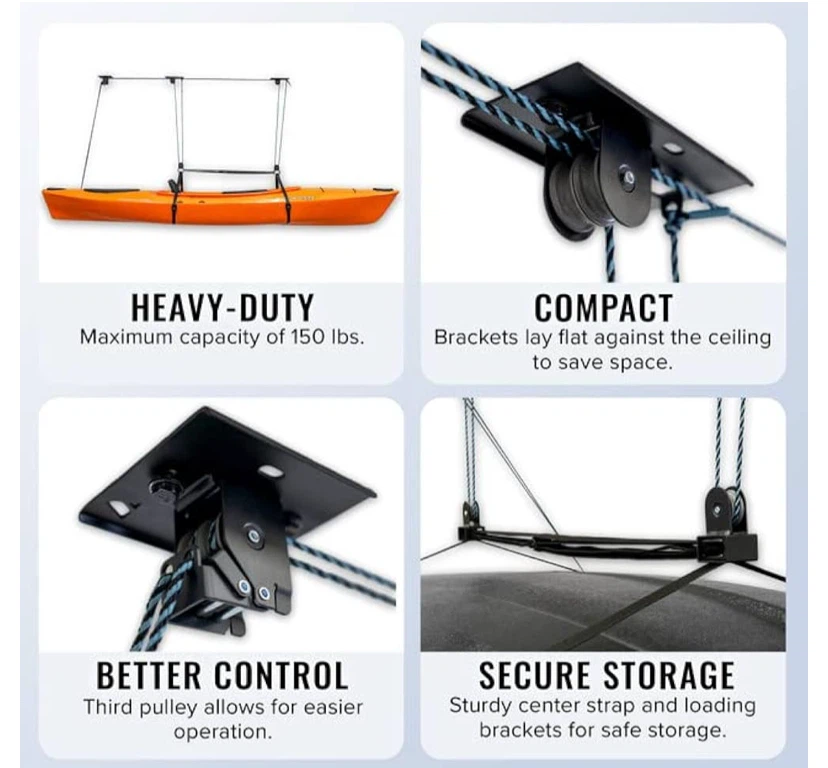 Heavy-Duty Garage Ceiling Hoist System