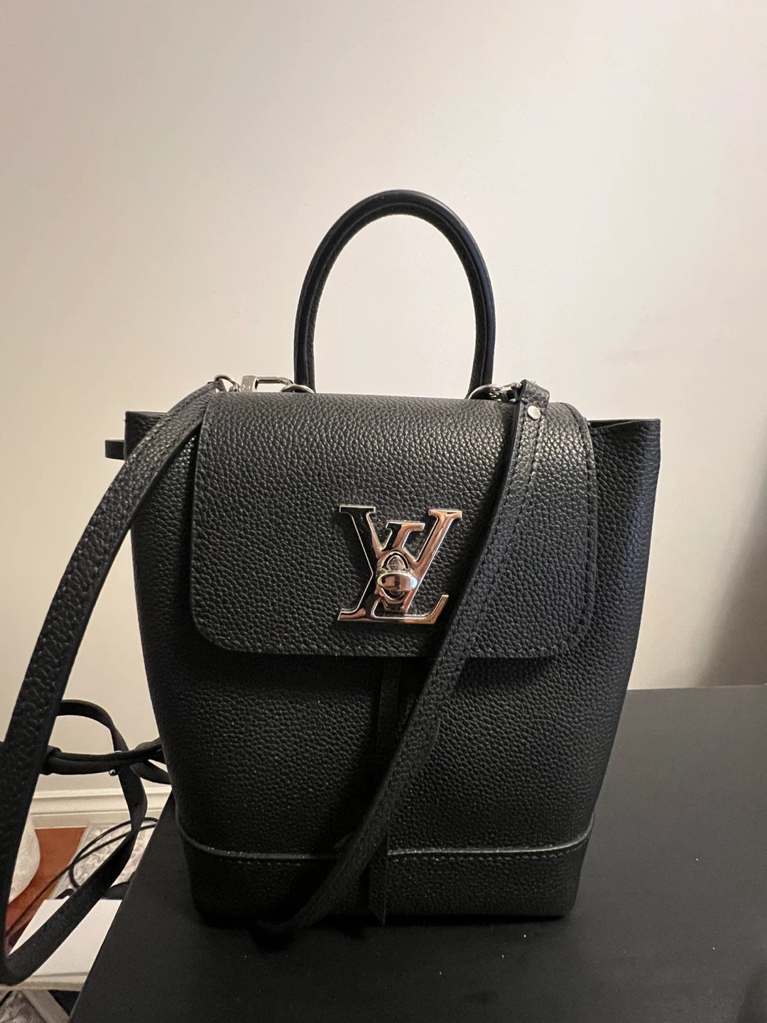 New Top Quality - LV Lock Me Backpack Calfskin Leather
