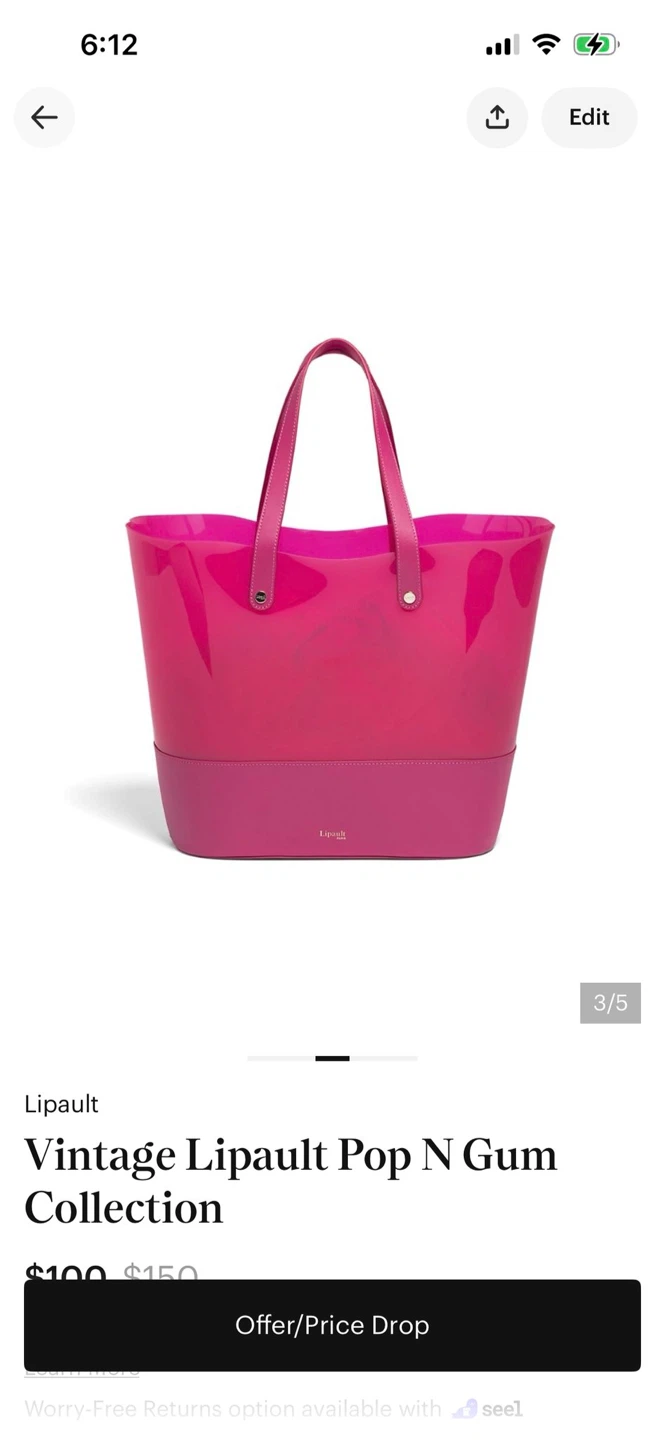 LIPAULT Vintage Pop N Gum Collection Beach Bag - photo 3