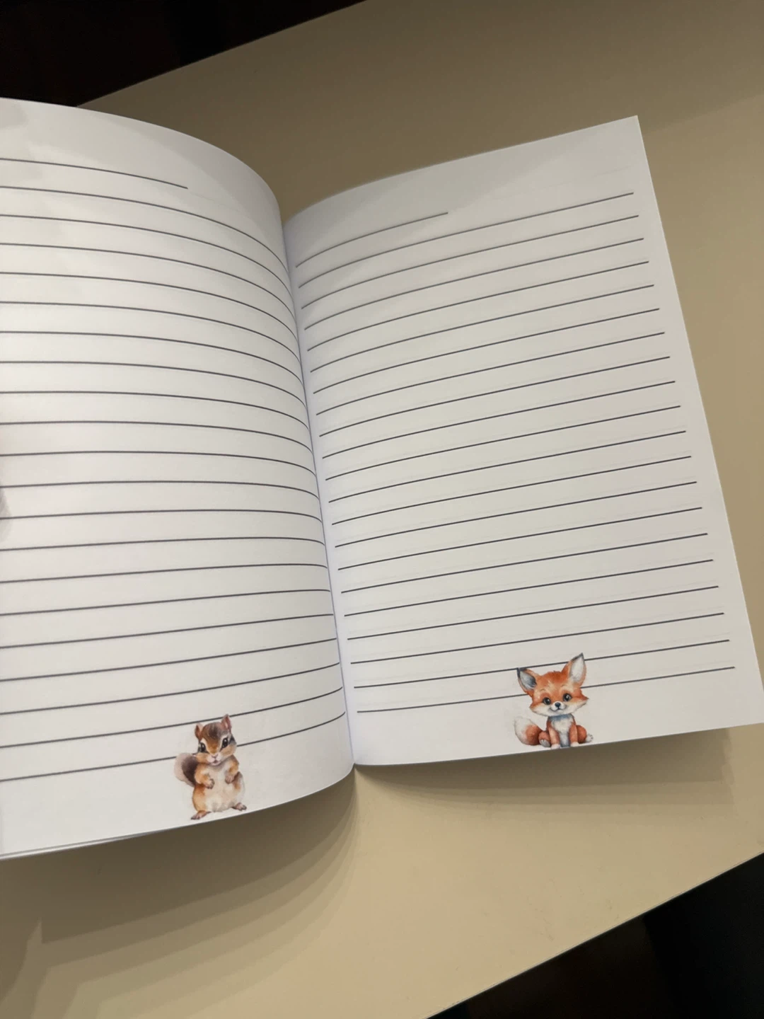 Notebook with Woodland Animals & Bible Verse - photo 3