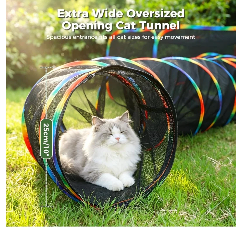 Cat Tunnel and Play Tent Set - photo 2