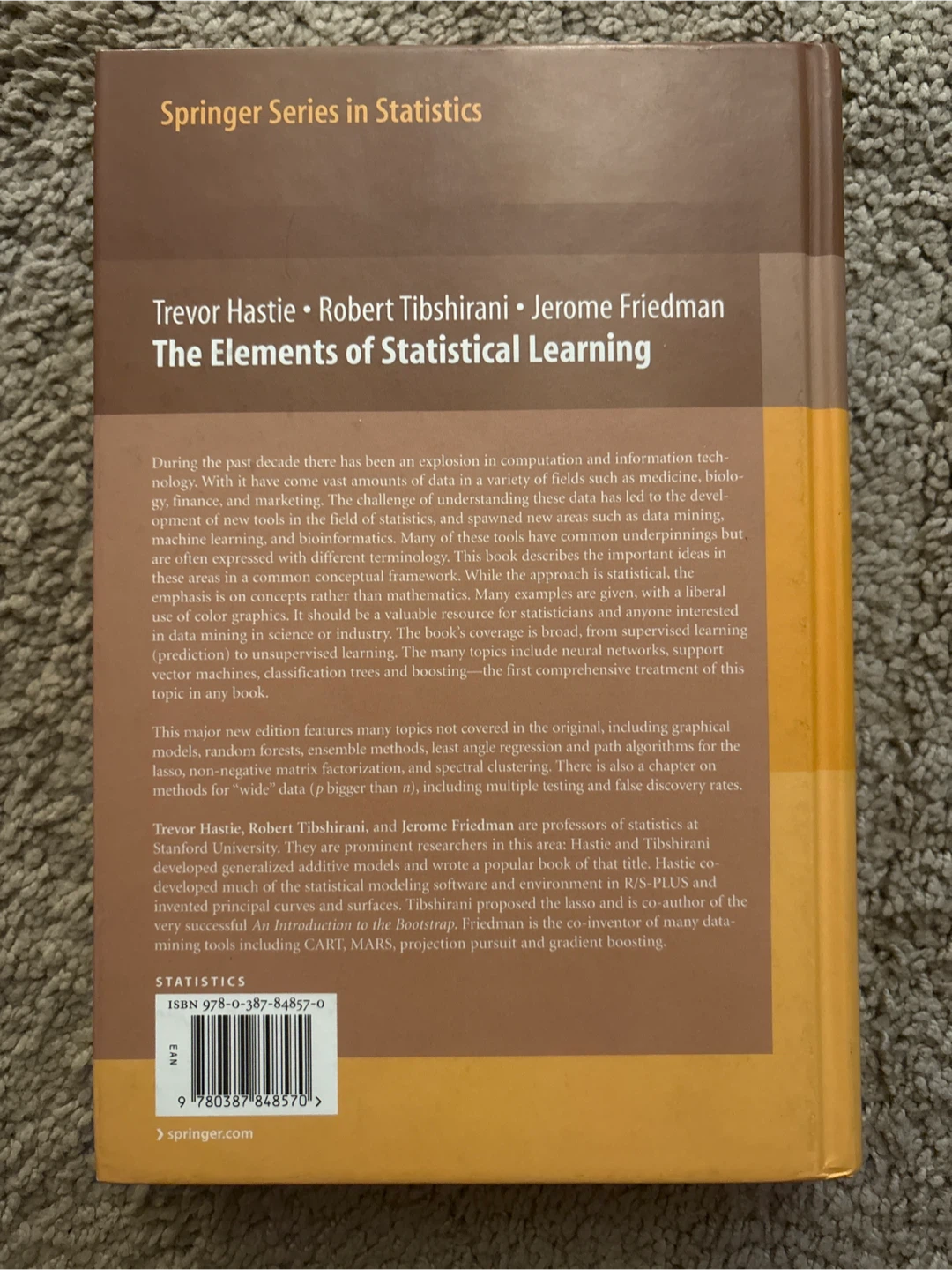 The Elements of Statistical Learning Textbook - photo 2
