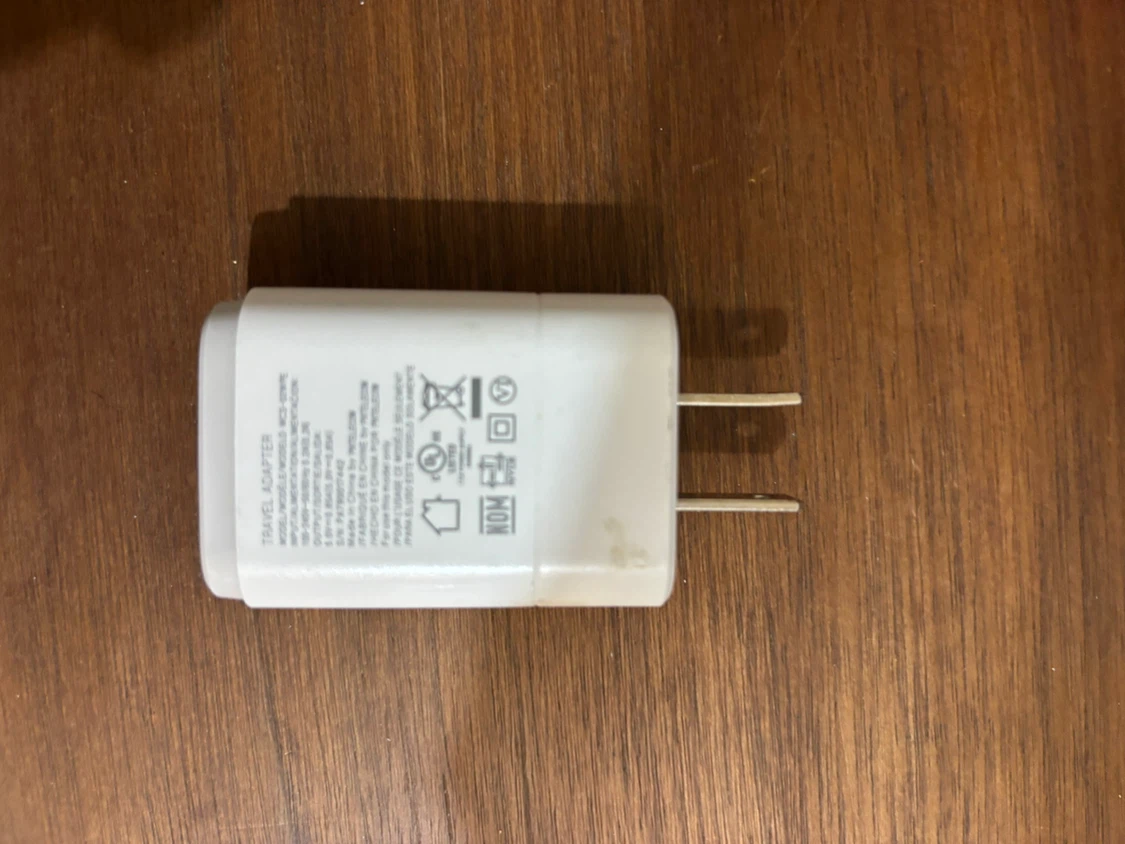 White USB Travel Adapter