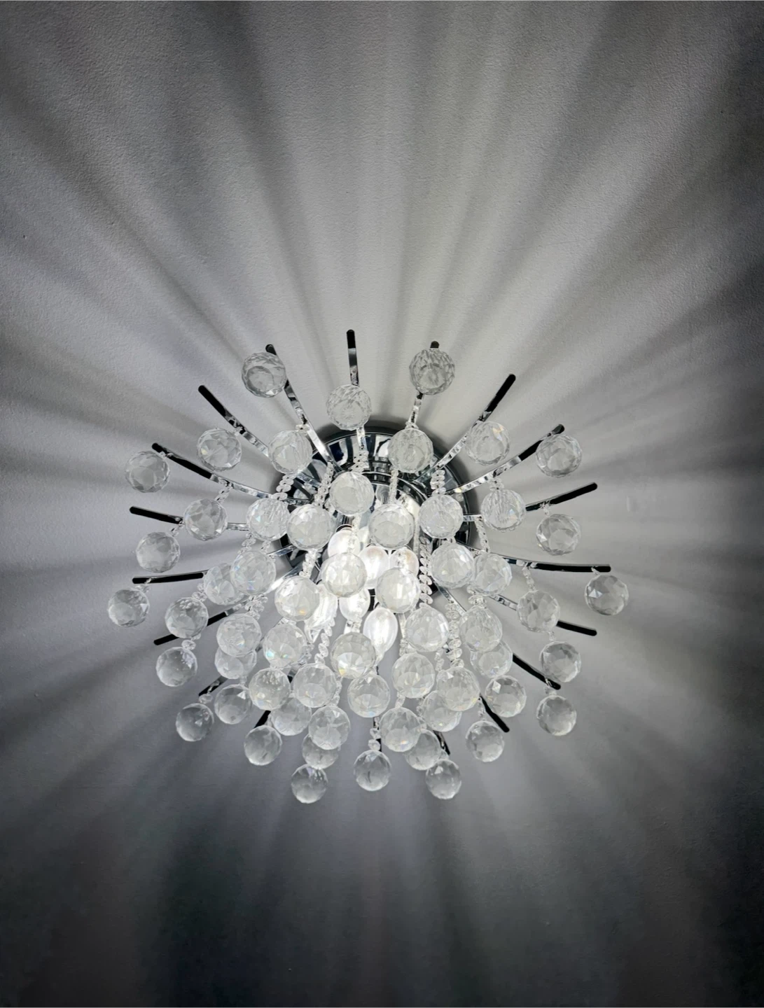 Crystal Flush Mount Chandelier - photo 2