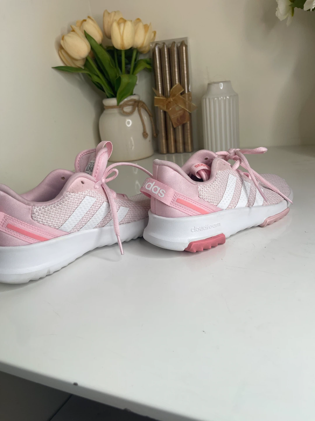 Adidas Pink Girls Running Shoes - photo 4