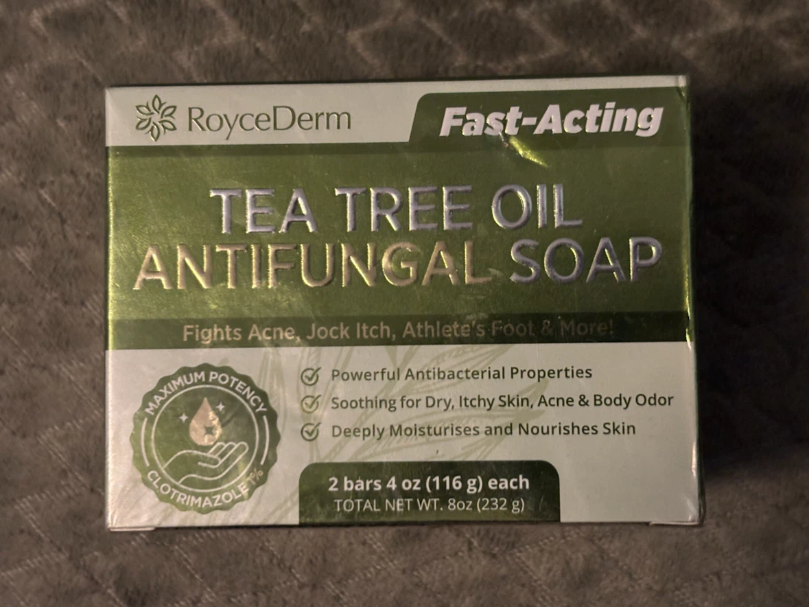 RoyceDerm Tea Tree Oil Antifungal Soap Bars