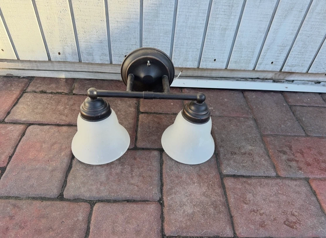 Double Sconce Vanity Light Fixture