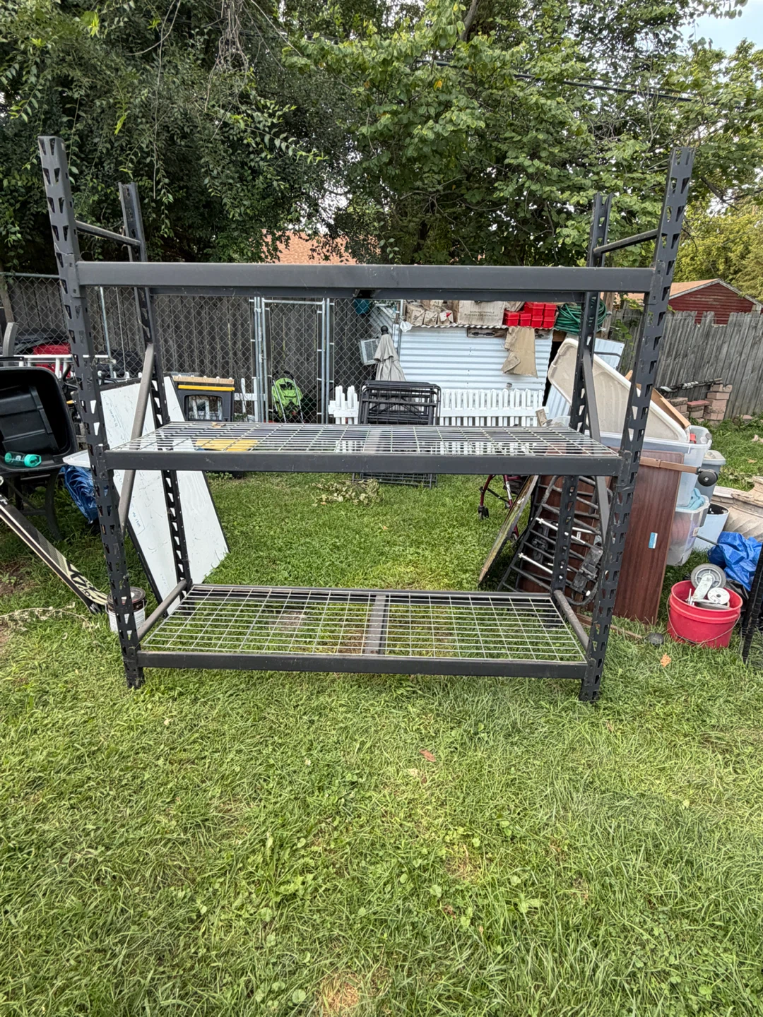 Black Wire Shelving Unit