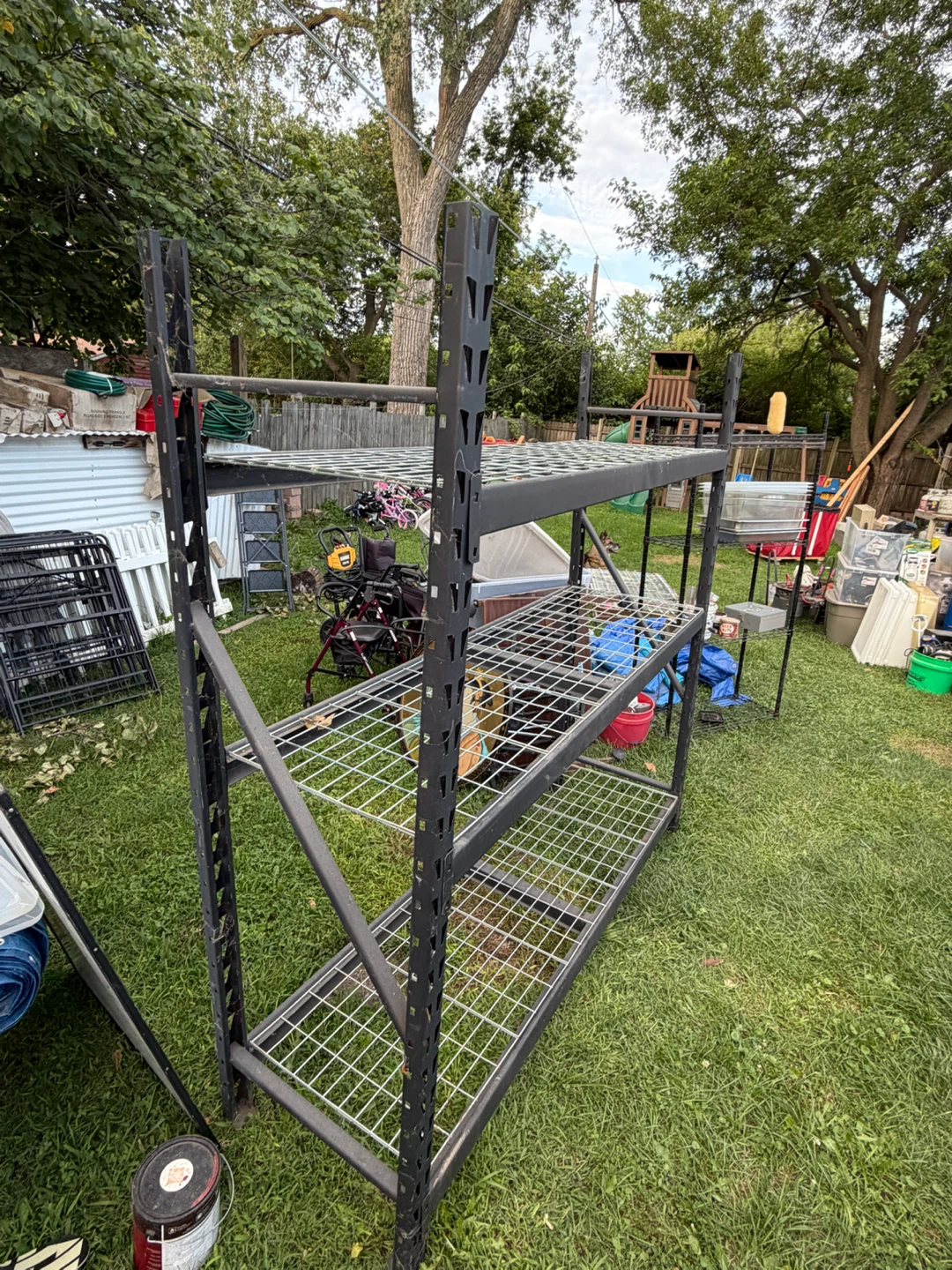 Black Wire Shelving Unit - photo 2
