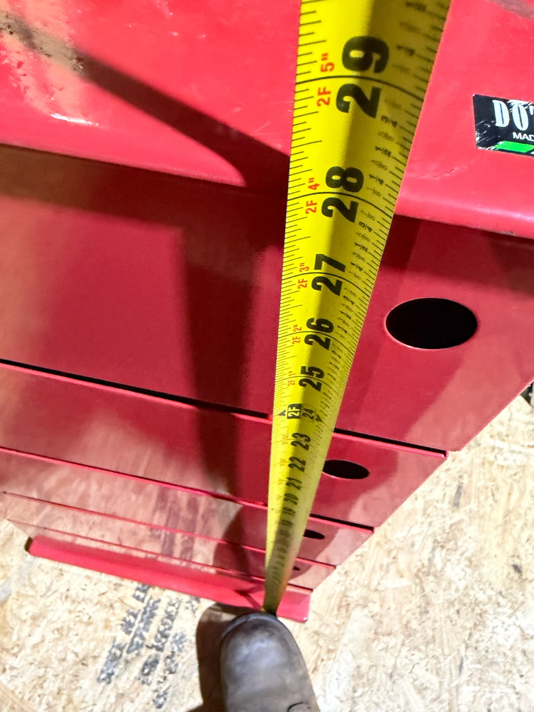 Red 5-Drawer Tool Chest/Cabinet by Dottus - Made in Italy - photo 5