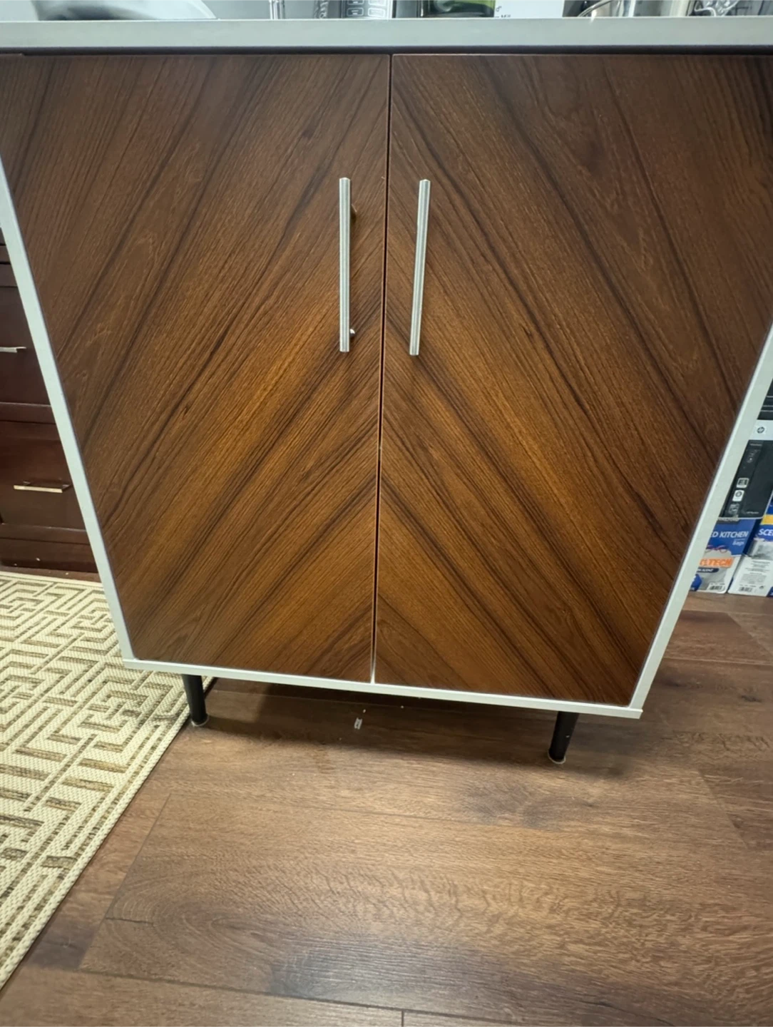 Mid-Century Modern Style Two-Door Cabinet