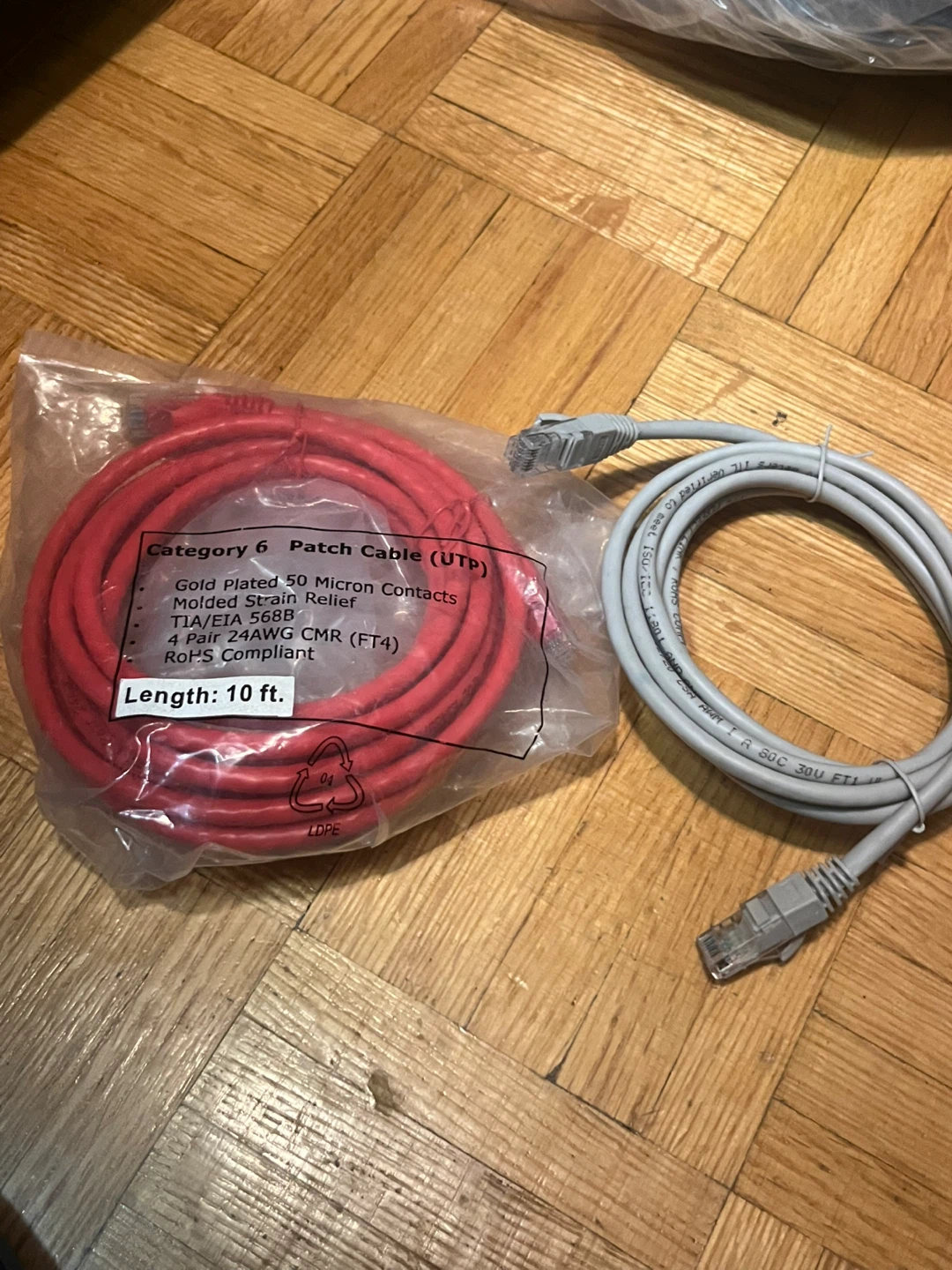 Ethernet Cable and HDMI Cable