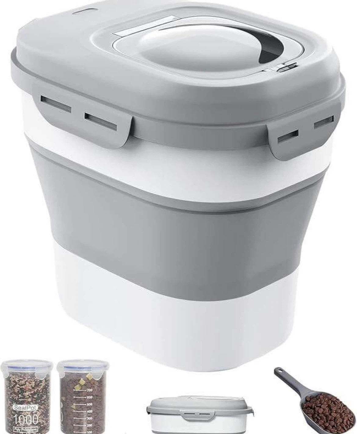 Collapsible Pet Food Storage Container 32-35 lbs - photo 4