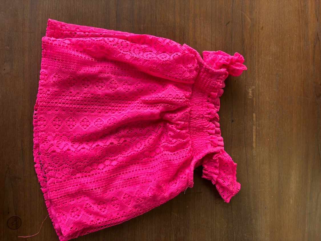 Primark Pink Lace Swimsuit Cover-Up Size 5-6 Years