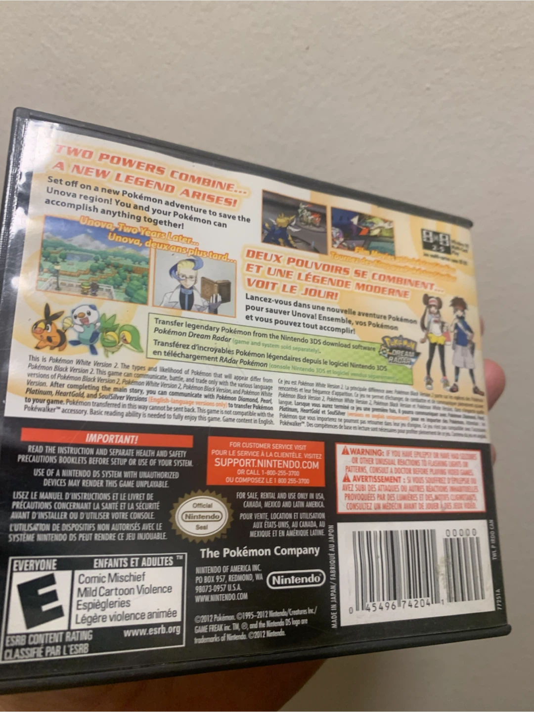 Nintendo DS Pokemon White Version 2 - photo 2