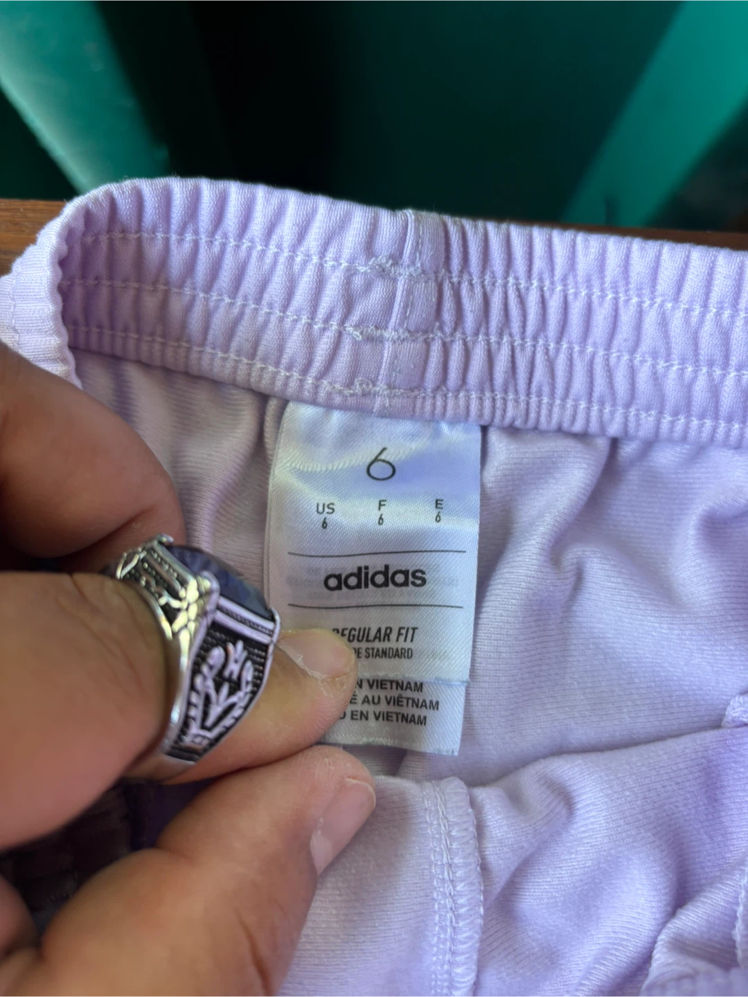 Adidas Track Pants Lavender Size 6 - photo 3