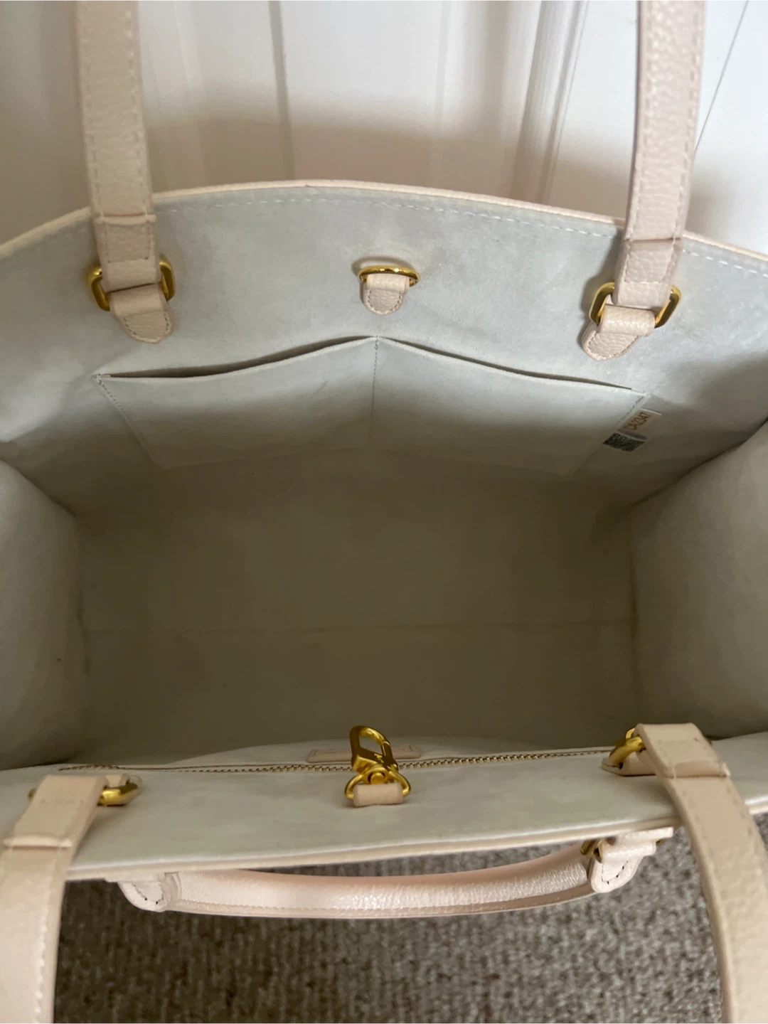 Louis Vuitton Tote Bag - Pink and Cream - photo 2