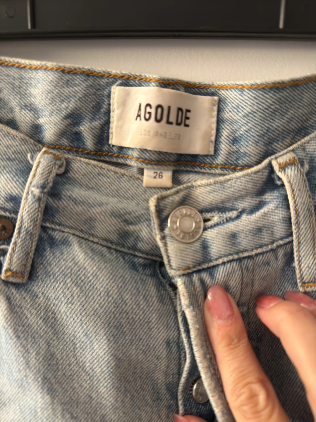 AGOLDE Light Wash Ripped Jeans Size 26 - photo 2