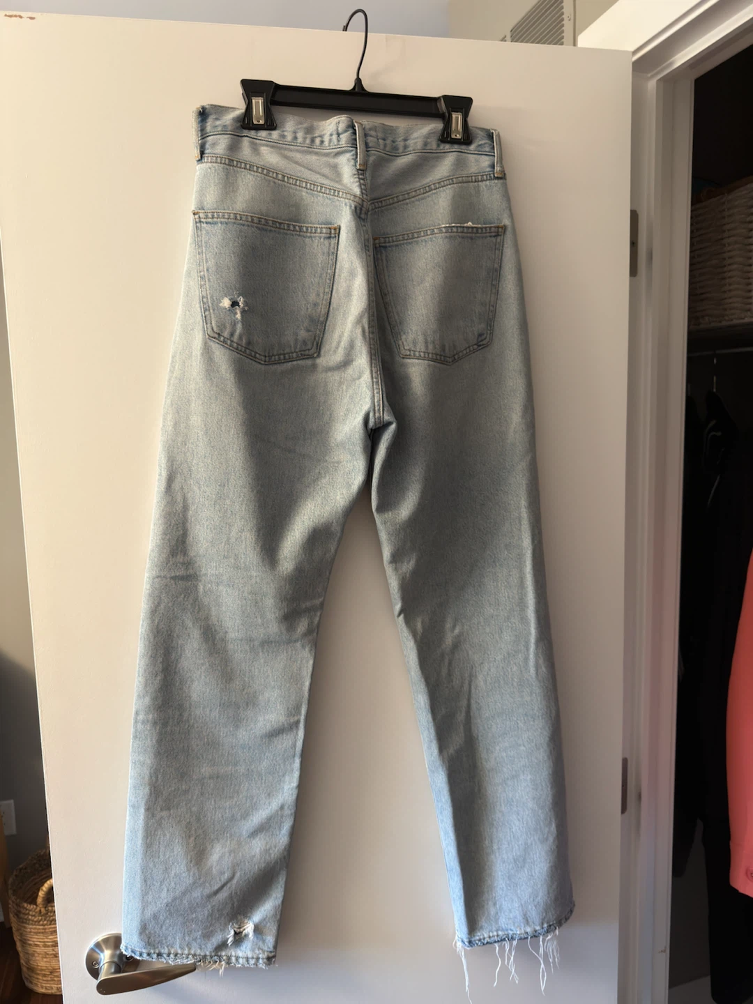 AGOLDE Light Wash Ripped Jeans Size 26 - photo 5