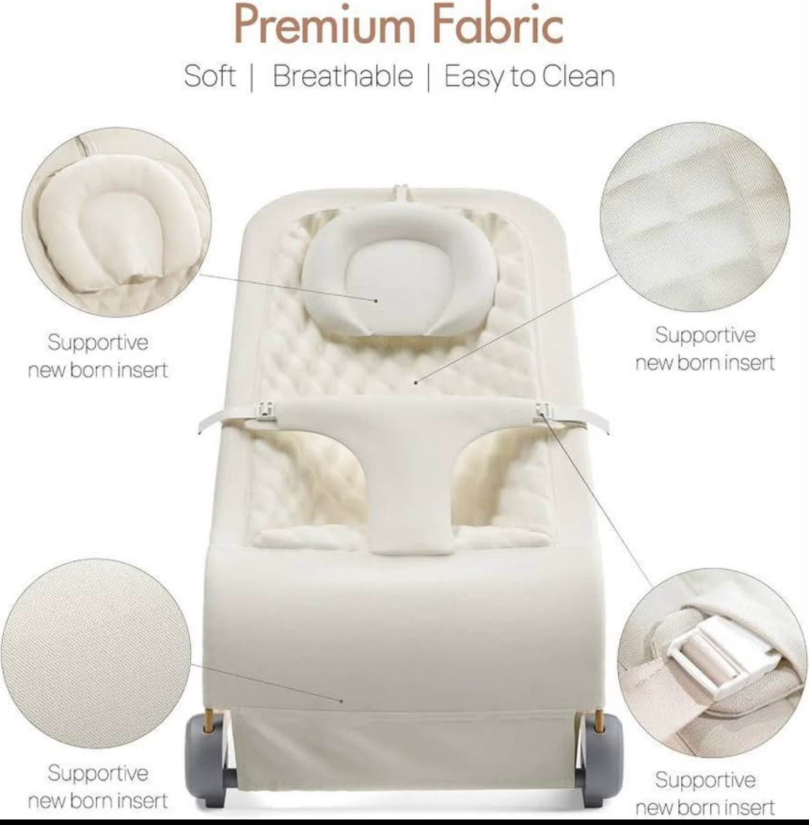Baby Bouncer Chair, suitable for babies up to 20 lbs - photo 3