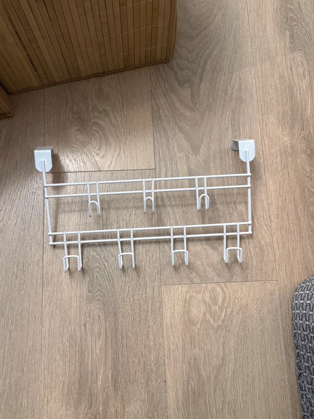 White door hook