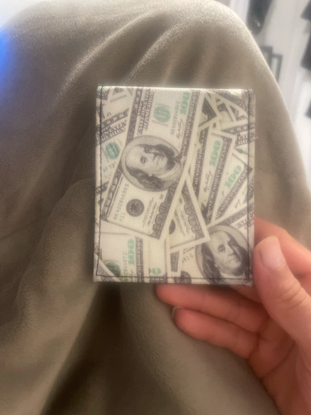 Money Print Bifold Wallet
