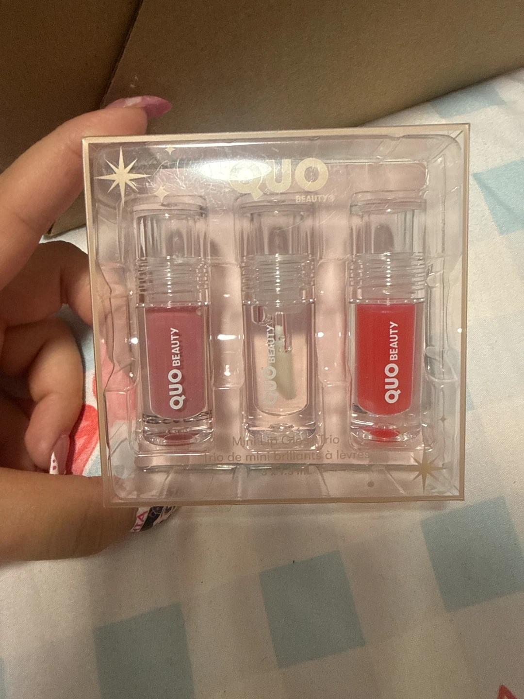 QUO Beauty Mini Lip Gloss Trio