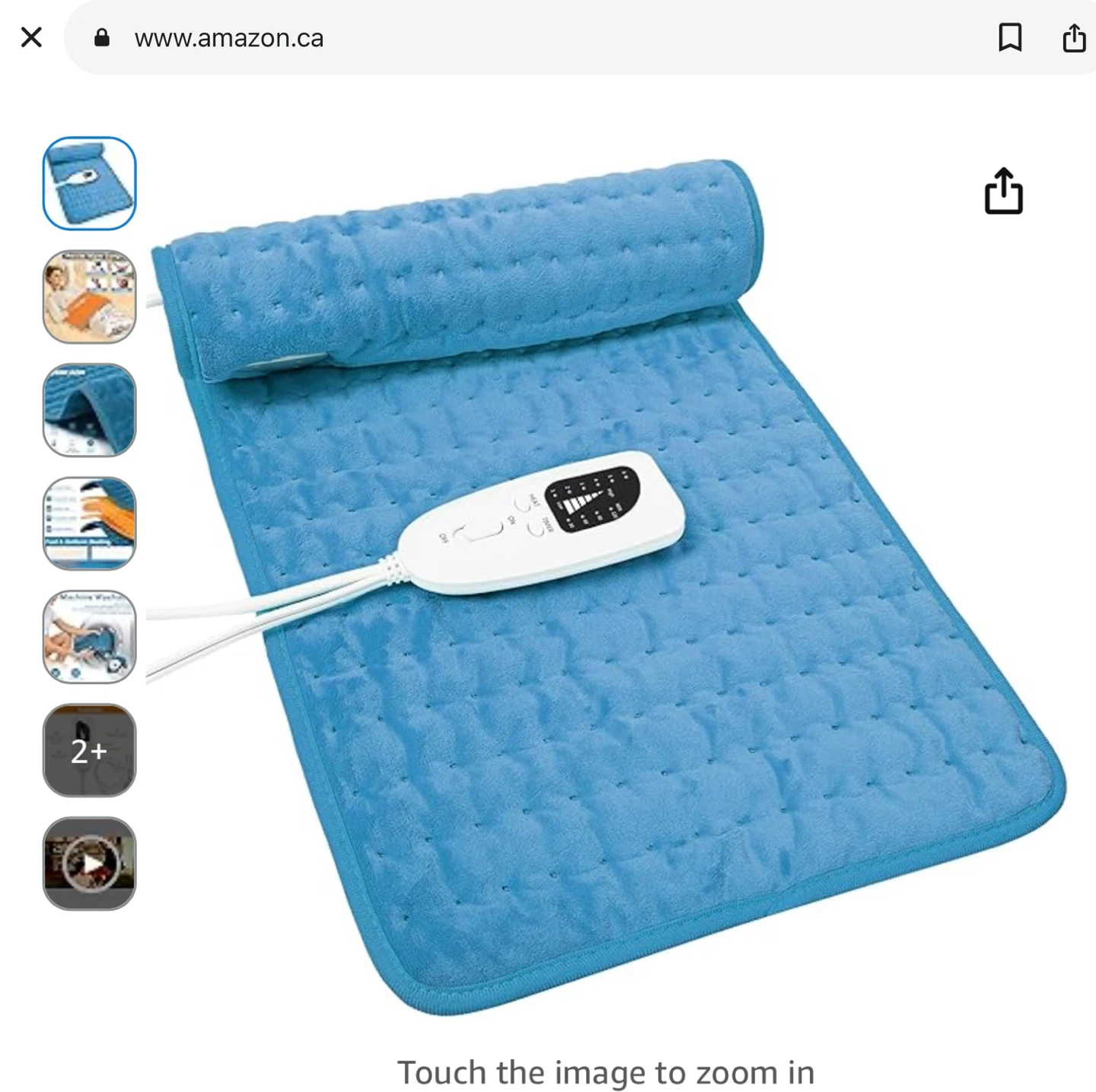 Electric rectangular Heating Pads for aches & pains - photo 2