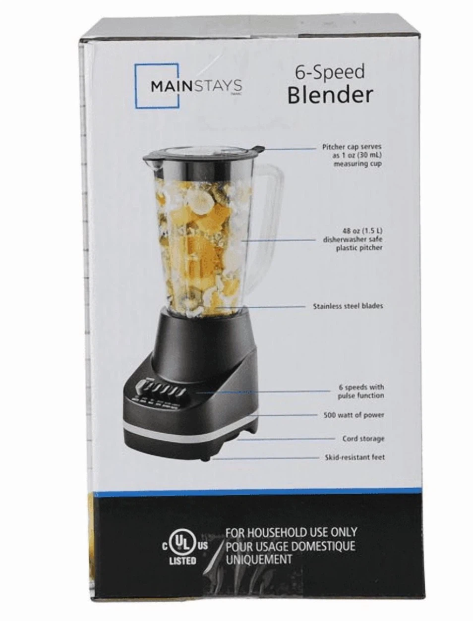 Mainstays 6-Speed Blender