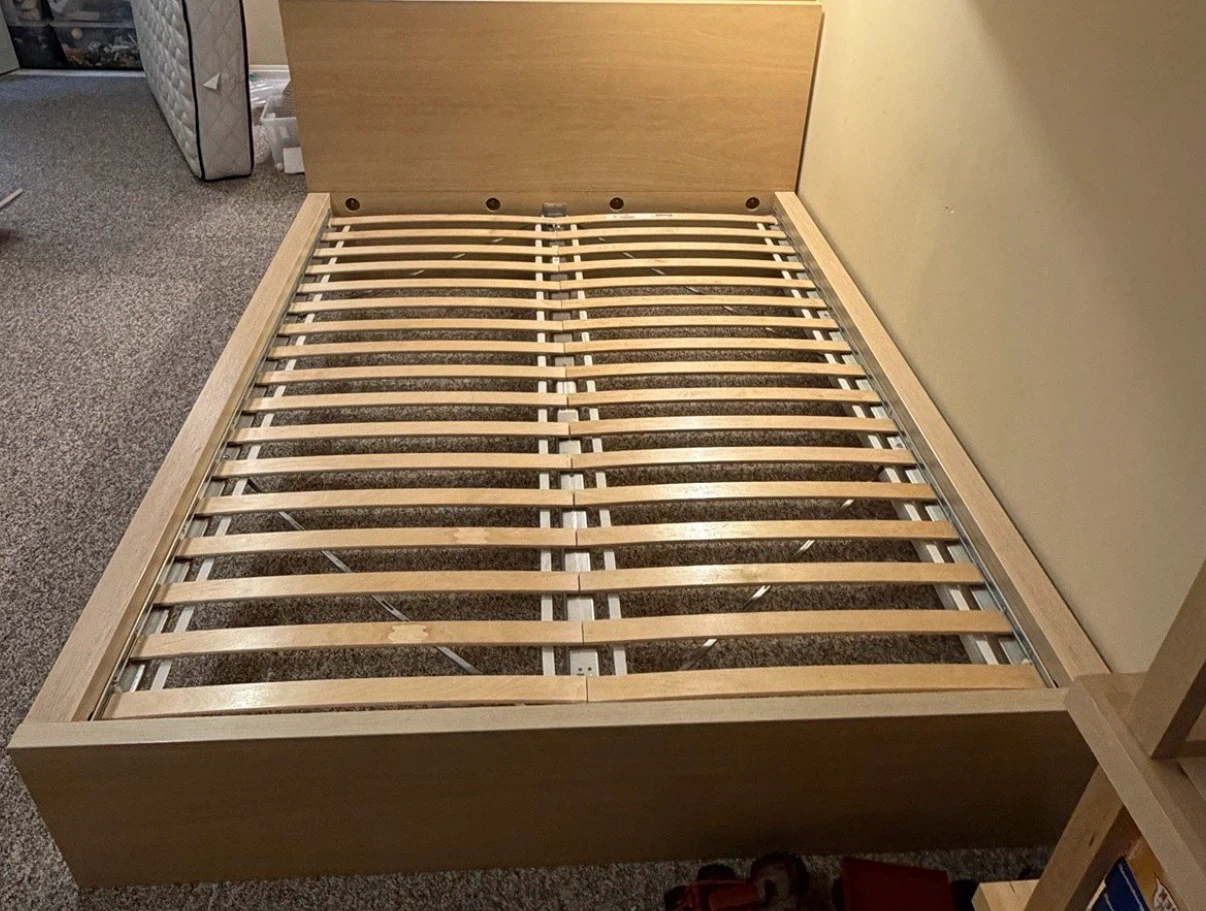 IKEA MALM Queen bed oak colour