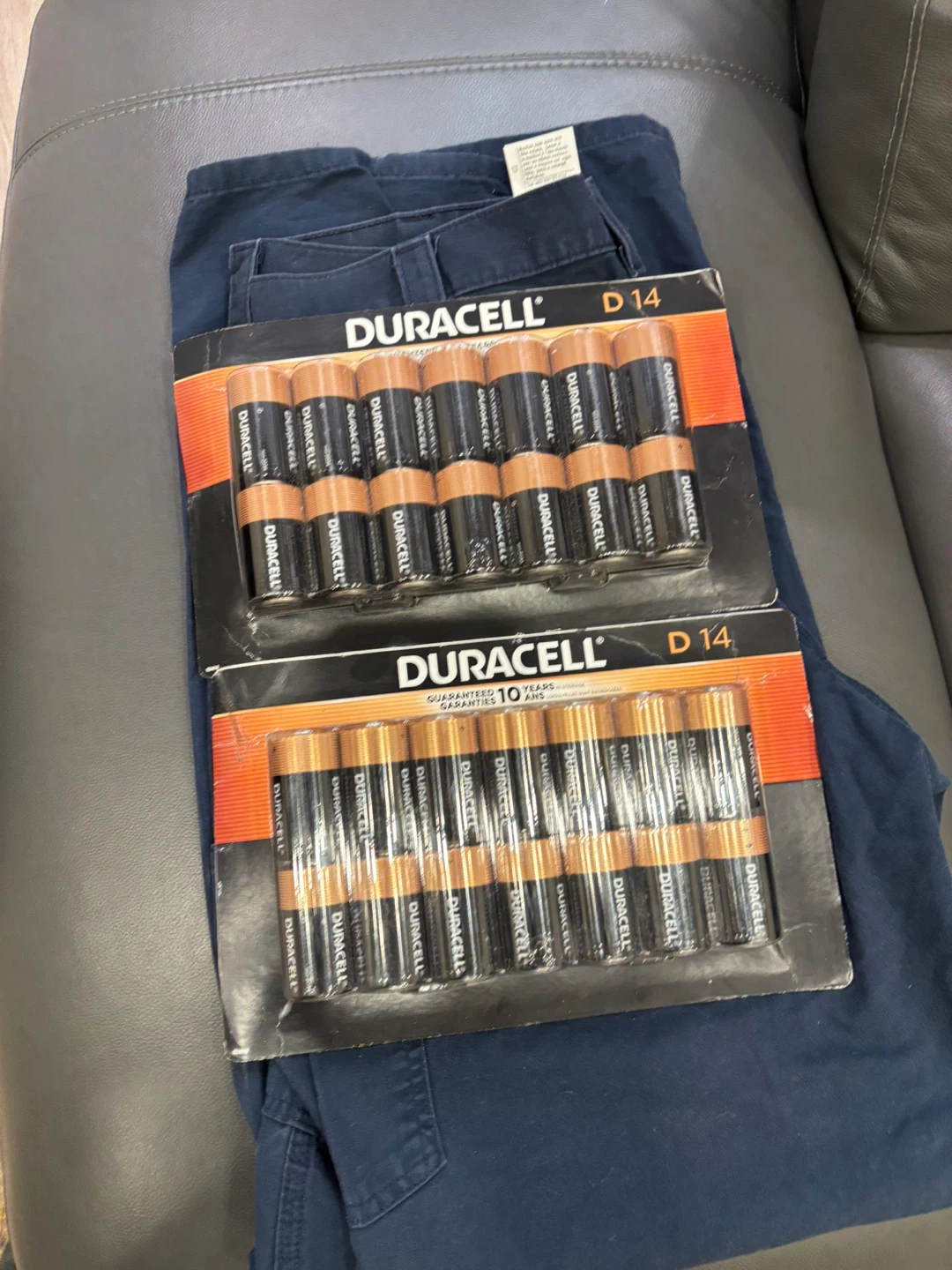 Duracell D Size Batteries - 2 Packs of 7