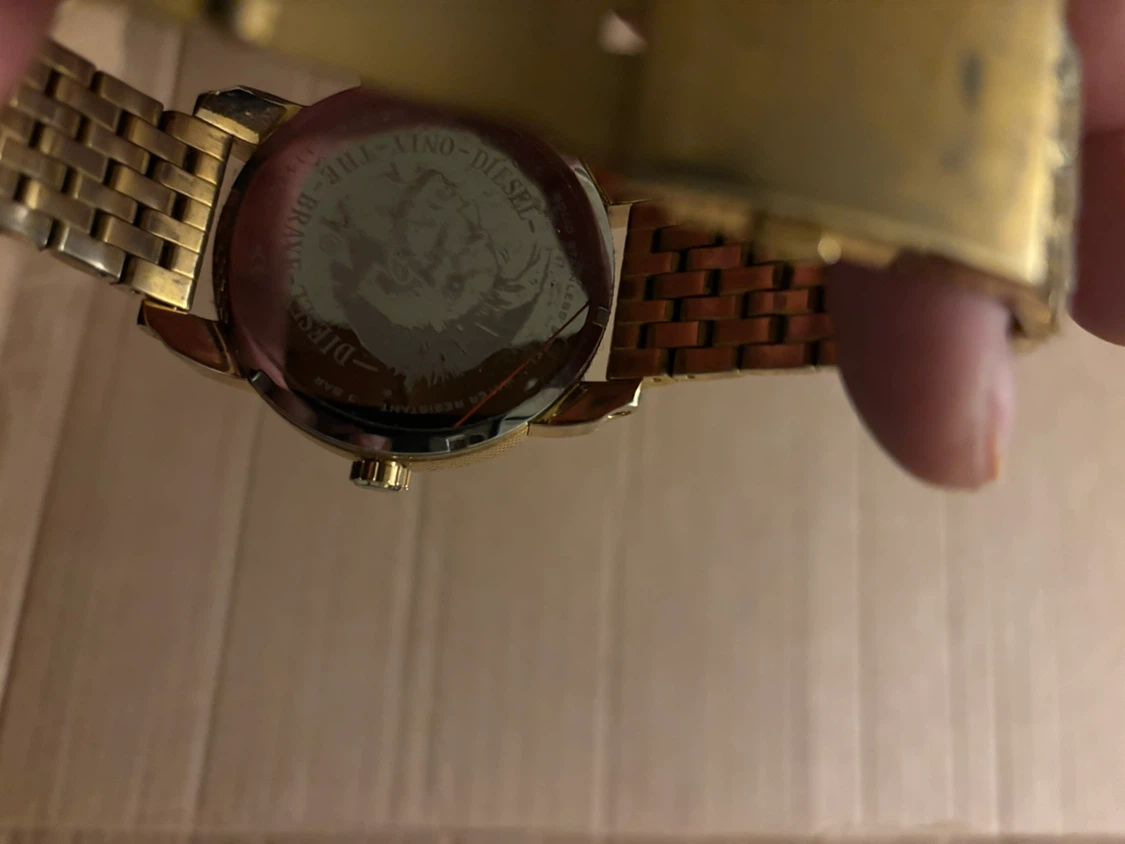 Diesel "Only The Brave" Men's Gold Watch - Blue Face - photo 2