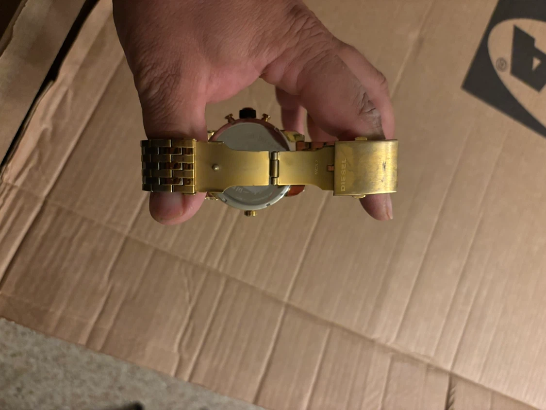 Diesel "Only The Brave" Men's Gold Watch - Blue Face - photo 3