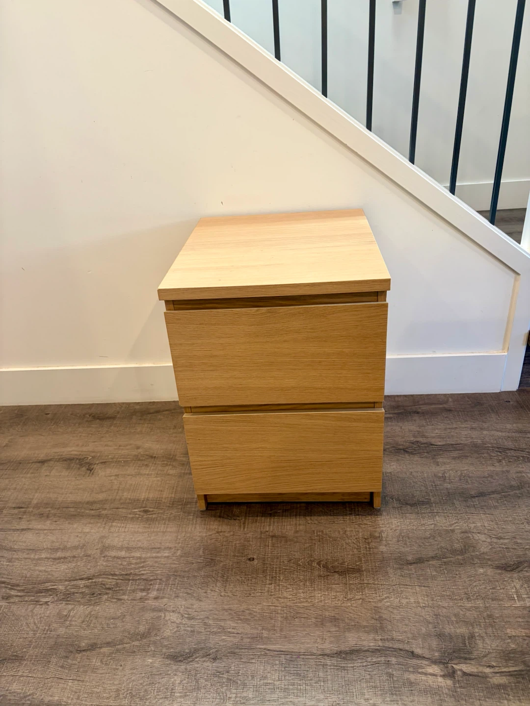 IKEA nightstand in oak colour