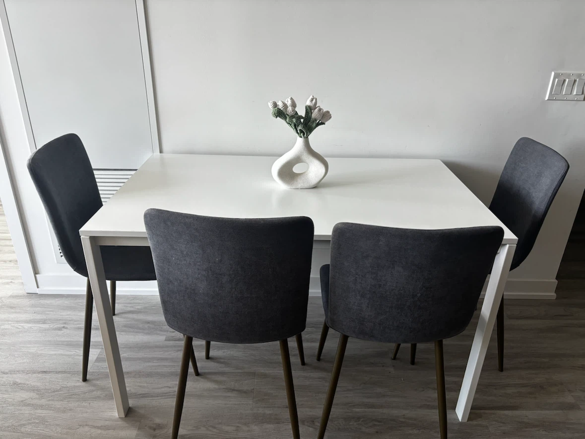 IKEA VIHALS Dining Table + 4 chairs